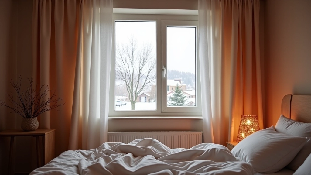 Seasonal home upgrade with improved insulation and window treatments